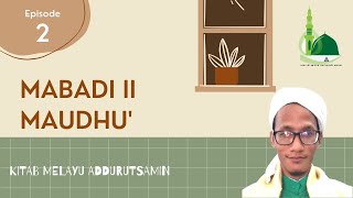 MABADI 02 // MAUDHU'