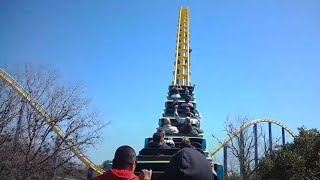 Steel Eel - SeaWorld San Antonio - Back Row (4K HD POV) - February 2025