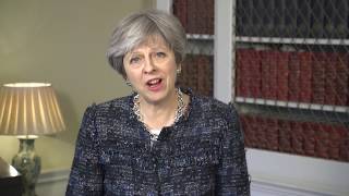 Prime Minister, Theresa May, congratulates 2018 Global Teacher Prize Winner!