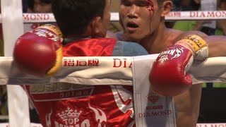 Muay Thai Fight - Thepnimit vs Petchkeng - Rangsit Stadium, Bangkok, 23rd November 2014