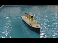 gigantic rc titanic scale model ship on the pool intermodellbau dortmund 2016