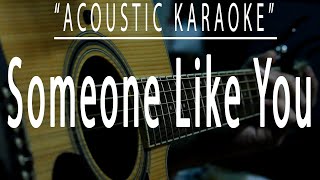 Someone like you - Adele (Acoustic karaoke)