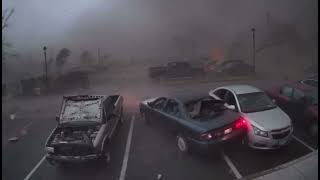 Tornado Ripped Through This Parking Lot… Then Someone Crawled Out Alive 😳