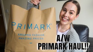 PRIMARK TRY ON HAUL *AUTUMN/WINTER EDITION!!* | FASHION & HOME!!