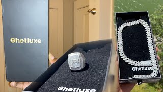 BEST Iced out Cubans \u0026 Custom Rings?! | GhetLuxe Jewelry Review