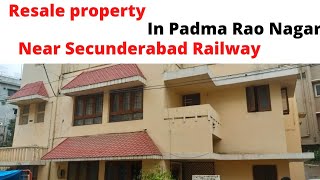 Resale property in Padma Rao Nagar|| Walkable distance from Secunderabad Railway, Gandhi Hospital..