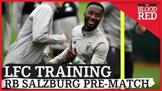 Liverpool FC Open Training BTS at Melwood | LFC v RB Salzburg
