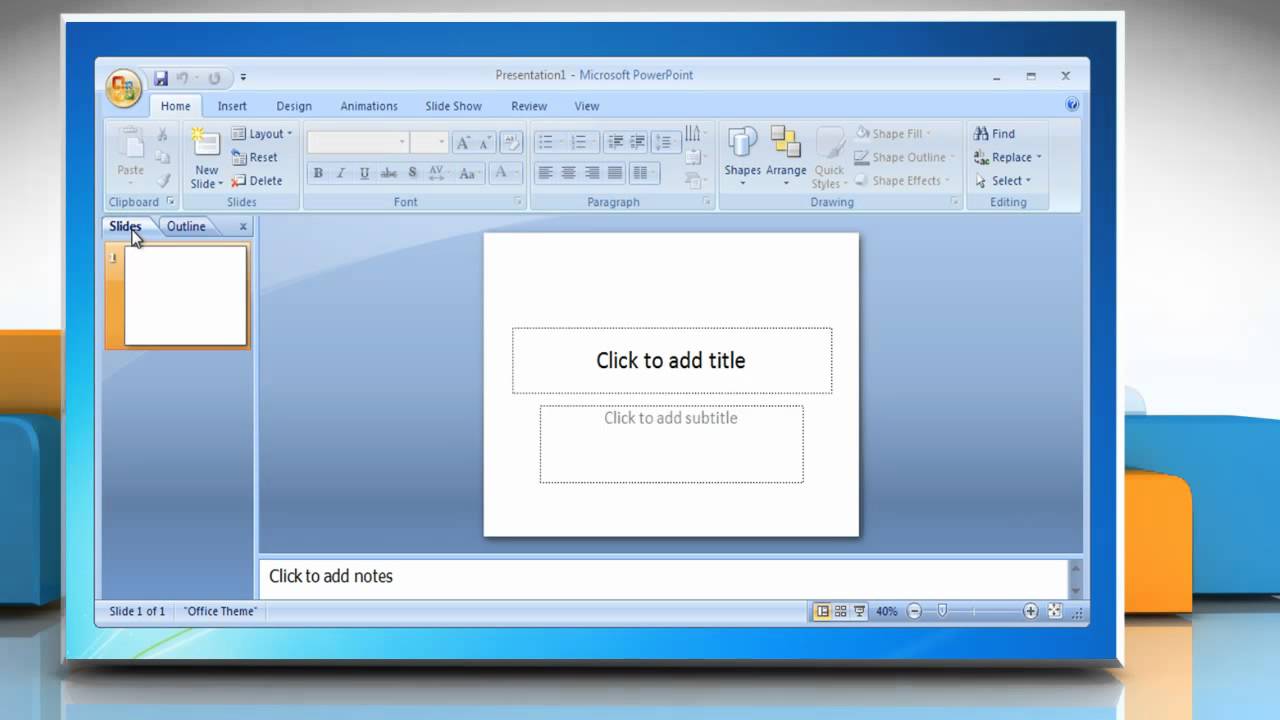 Microsoft® PowerPoint 2007: How To Add A Movie In A PPT Presentation In ...