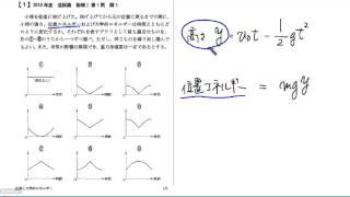 センター試験対策｢物理基礎｣過去問解説(新課程対応版)：仕事と力学的エネルギー１