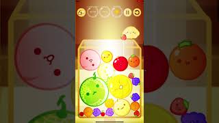 suika🍉watermelon game log  😉 with fruit ai song　#aimusic #gameplay #fruitgame #suikagame