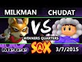 S@X Monthly - Milkman (Fox) vs. MOR | Chudat (Ice Climbers) SSBM Winners Quarters - Melee