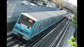 METRO DE SANTIAGO DE CHILE ALSTOM NS-74 (Neumatico de Santiago 1974)