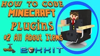 All About Items | Bukkit Plugin Tutorial #2 | Spigot 1.12
