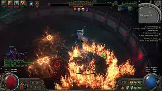 Path of Exile 2 Gameplay local RADEON RX580 8GB rec boss fight - DORYANI, ROYAL THAUMATURGE