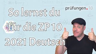 ZP 10 2021 Deutsch - So lernst du am besten dafür