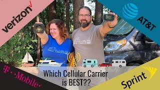 What is the BEST Cellular Carrier for RVers & Cruisers? Verizon? AT&T? T-Mobile? Sprint? (OLD)