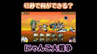 45秒で何ができる？3章西表島がクリアできる！！【にゃんこ大戦争】