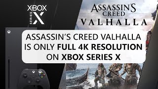 Xbox Series X Power Advantage Revealed | Assassins Creed Valhalla Runs Native 4k/60 On Xbox Series X