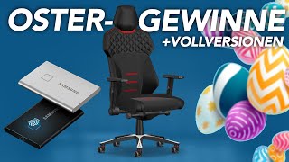 Gaming-Stuhl für 499 Euro & SSDs gewinnen und Vollversionen abgreifen | Oster-Aktionen von PC-WELT