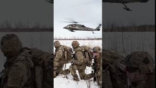 U.S. Army. Soldiers of the 11th Airborne Division during training in Alaska.