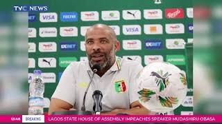 NFF Unveils Eric Chelle As Super Eagles Coach In Abuja