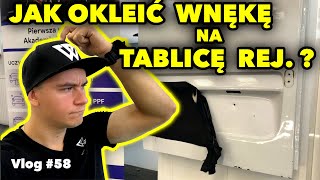 Jak Okleić Wnękę na TABLICĘ REJESTRACYJNĄ? - Vlog #58