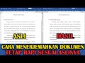 2 Cara Menerjemahkan Dokumen Word Tetap Rapi Sesuai Format Aslinya