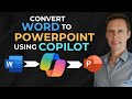 Microsoft 365 Copilot: Create AMAZING PowerPoint Slides from Word in Minutes