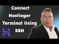 How to Connect Hostinger Terminal Using SSH Step by Step Guide 2025
