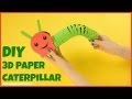 How to Make a Paper Caterpillar - craft for kids