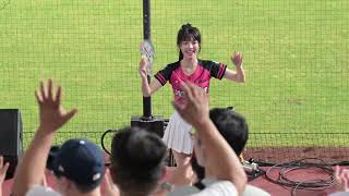 應援曲唱出來 禹菡cam Yokoso RakutenGirls 桃猿最強 林立應援 6-Jul-2024 富邦悍將 vs 樂天桃猿