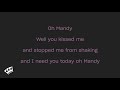 barry manilow mandy karaoke version