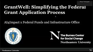 GrantWell: Simplifying the Federal Grant Application Process