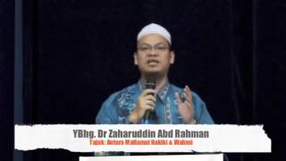 Geng Salafi, Tarekat, Habib, Ya Hanana - Dr Zaharuddin Abd Rahman