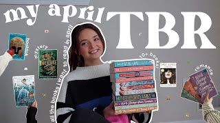MY APRIL TBR 🌸 all the books i want to read in the month of april!