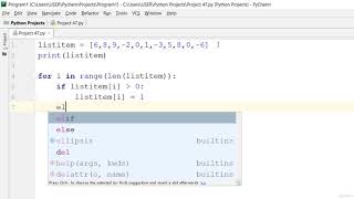 51 Practice 47 How to Replace list items with 1, 0, 1