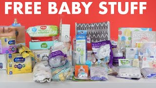 FREE BABY STUFF 2022 ( unboxing & how to get it all)