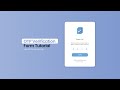 OTP Verification Form HTML CSS Javascript Tutorial
