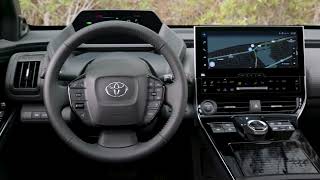 2023 Toyota bZ4X Battery Electric SUV Interior Design In White
