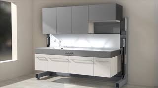 igus®- moving kitchen furniture, smooth and maintenance free operation