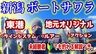 新潟東港のサワラ、サゴシボートゲームの釣り方