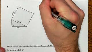 CRHS ACA Geometry - 12.4 Notes - Volume of Prisms & Cylinders