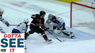 GOTTA SEE IT: Barrett Hayton Dekes Through Jets' Defence Before Gorgeous Finish