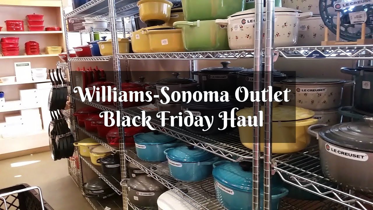 Williams-Sonoma Outlet Black Friday Haul & Unboxing ~ Shop With Me ...