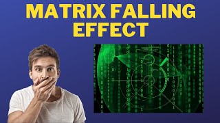 Matrix Falling Code Effect - Notepad 🔥🔥🔥🔥| One Minute Trick