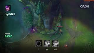 Syndra Wall Trick Q + W