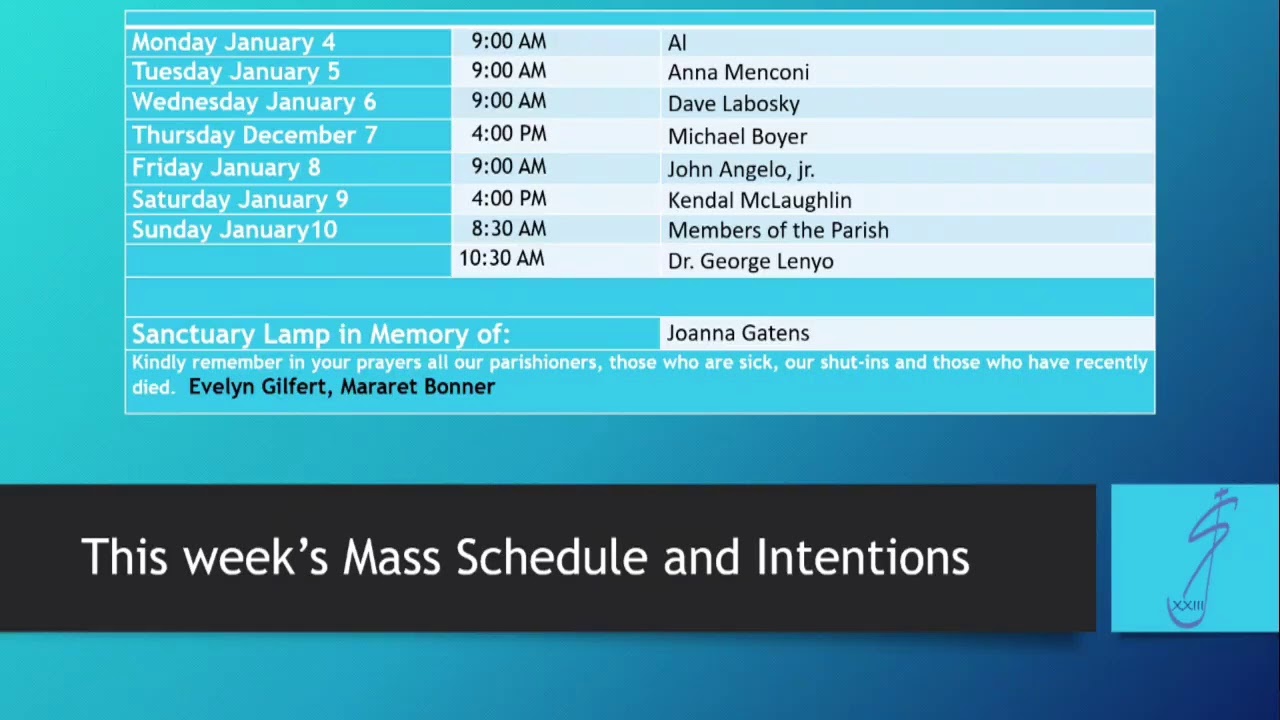 1030am Mass Youtube