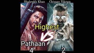Shahrukh Khan V/S Chiyaan Vikram |#shahrukh#vikram#pathan#ps1#jawan#thanglaan#shorts |