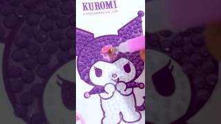 Tranh đính đá kuromi💕😘‼️#shortsviral #japan #sanrio #cute #kuromi #kawaii #toys #aesthetic