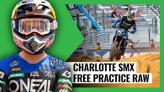 2024 Charlotte SMX Free Practice RAW | Trackside